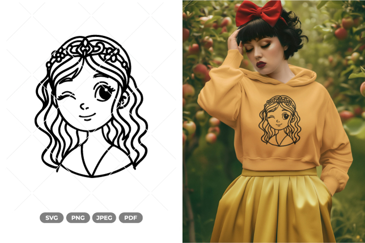 Princess SVG   Clipart