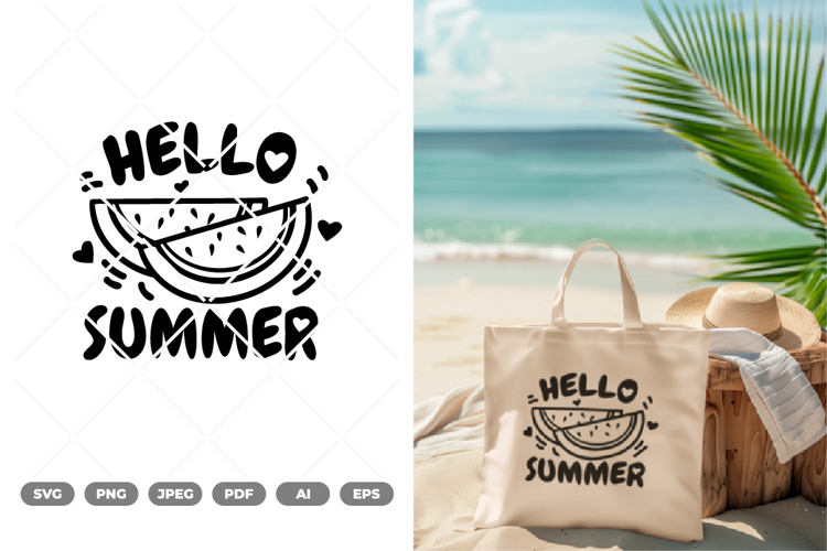 Hello Summer SVG & Clipart