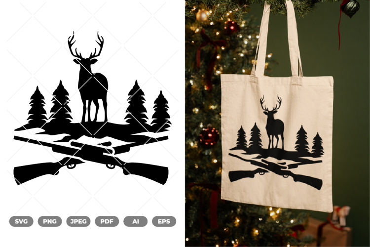 Deer Hunter SVG & Clipart