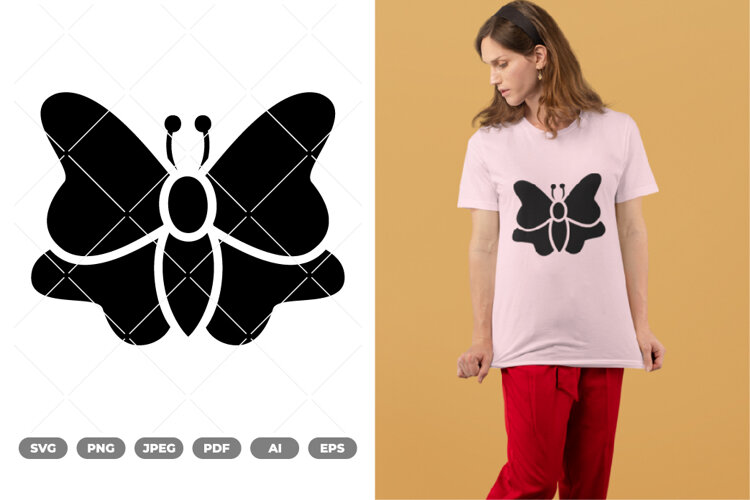 Moth SVG SVG & Clipart example image 1