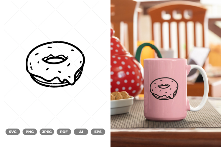 Simple Sweets Doodle SVG   Clipart