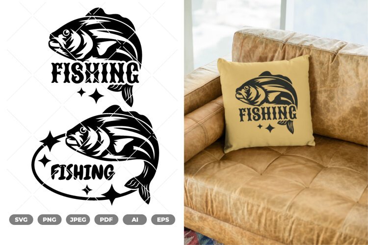 Fishing Logo SVG & Clipart example image 1