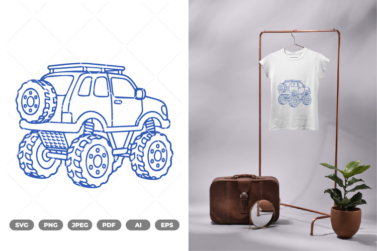 Monster Truck Tire SVGs Image 2