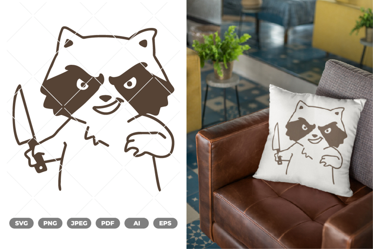 Raccoon Illustration Image 13