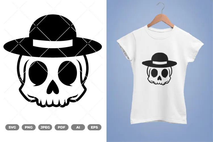 Summer Skull SVG & Clipart