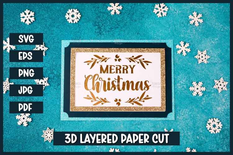 3D Christmas SVG Image 11
