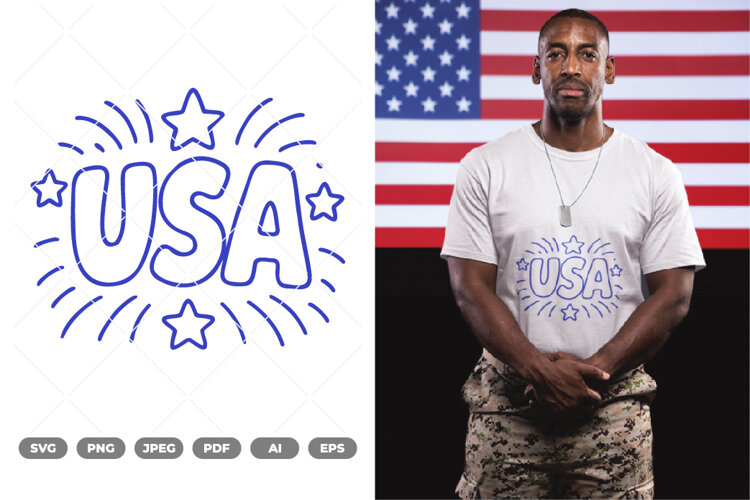 USA SVG & Clipart example image 1