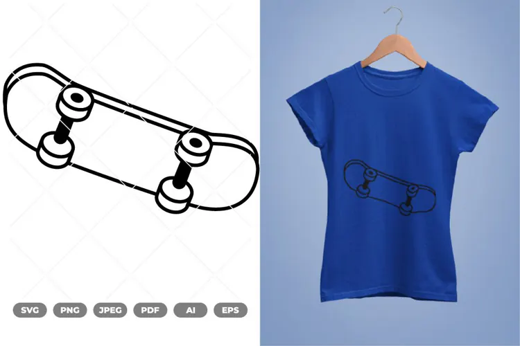 Skateboard SVG & Clipart