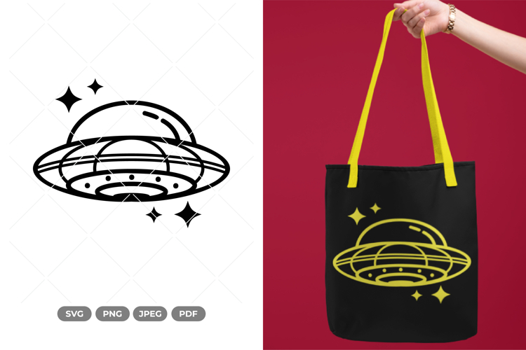 UFO SVG & Clipart - Outer Space SVG
