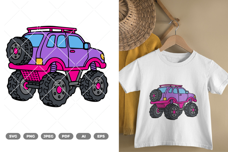 Monster Truck Clipart Image 9