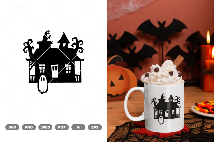 Haunted House Illustration Image 11