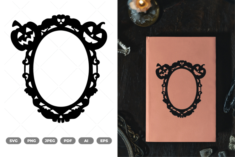Halloween Frame SVG & Clipart