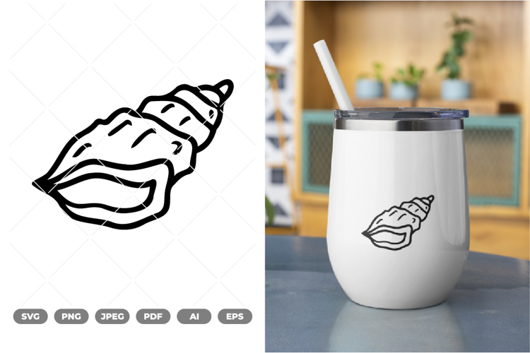Seashell SVG   Clipart