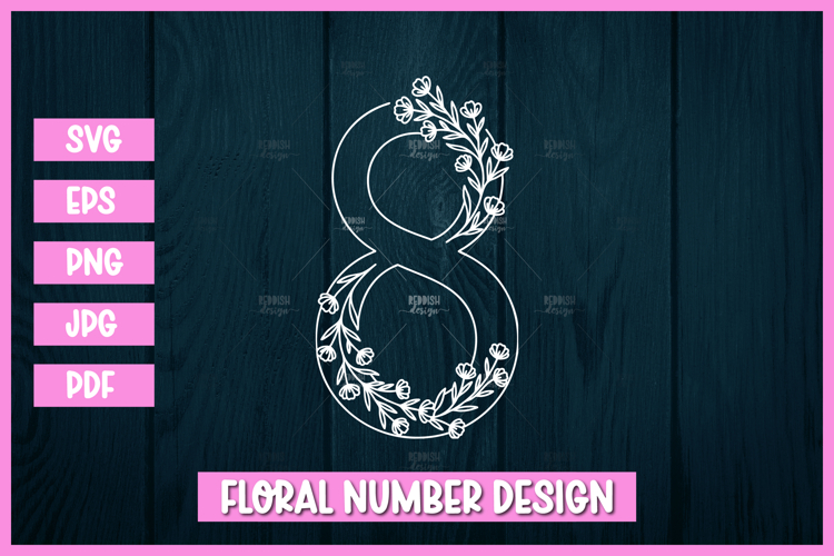 Floral Outline Svg Image 15