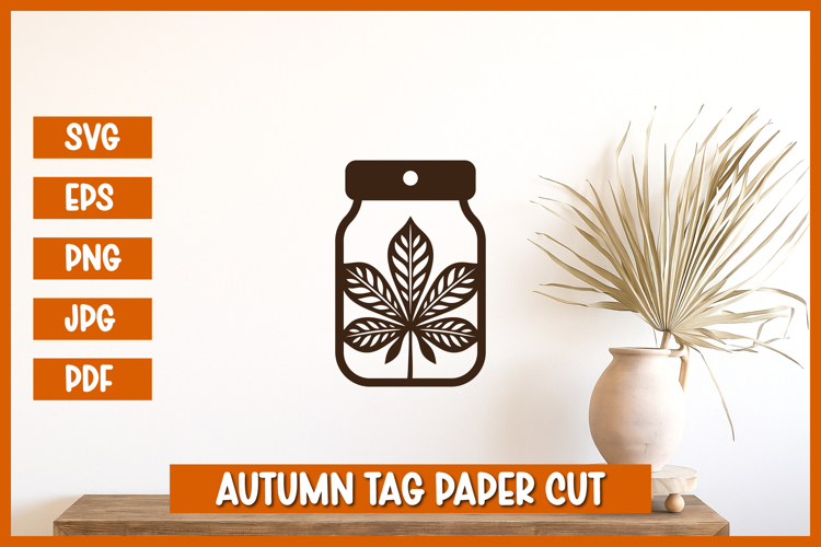 Autumn Gift Tag SVG,Autumn Tag SVG