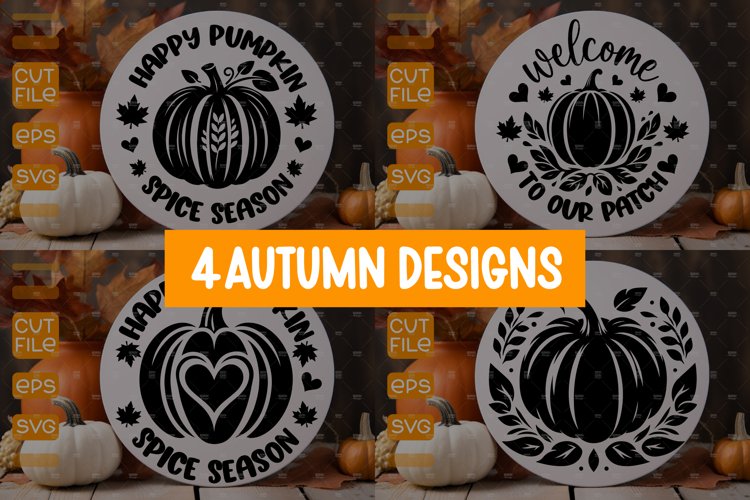 Pumpkin Fall Svg