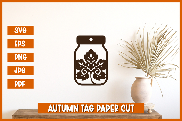 Autumn Gift Tag SVG,Autumn Tag SVG