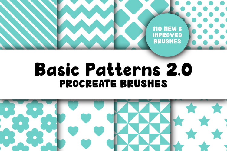 Basic Patterns 2.0 Procreate Brushes