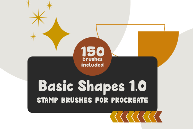 Procreate Basic Shapes 1.0 Stamp Brushes