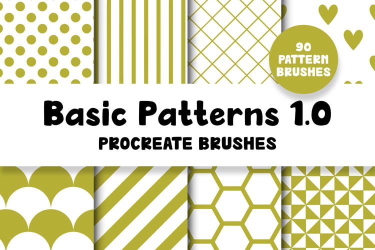 Basic Patterns 1.0 Procreate Brushes