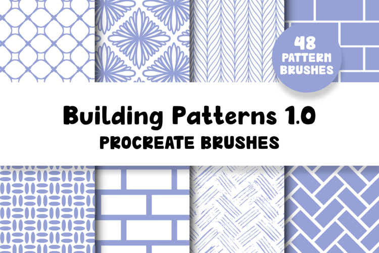 Building Patterns 1.0 Procreate Brushes