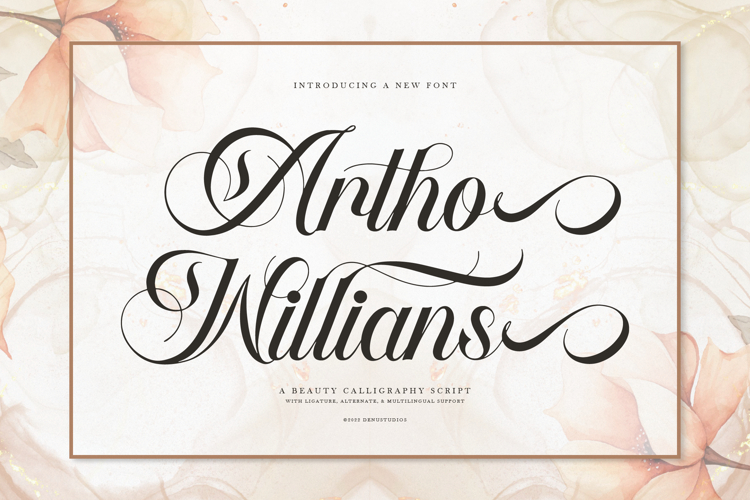 Artho Willians | Beauty Calligraphy Script