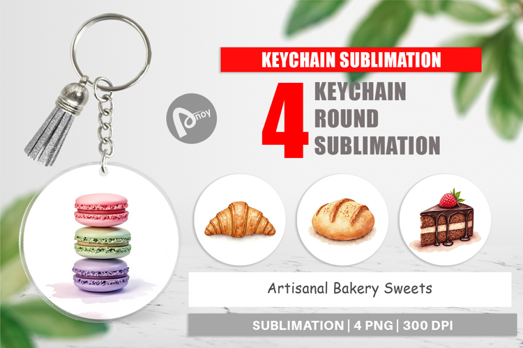 Bakery Sweets Keychain