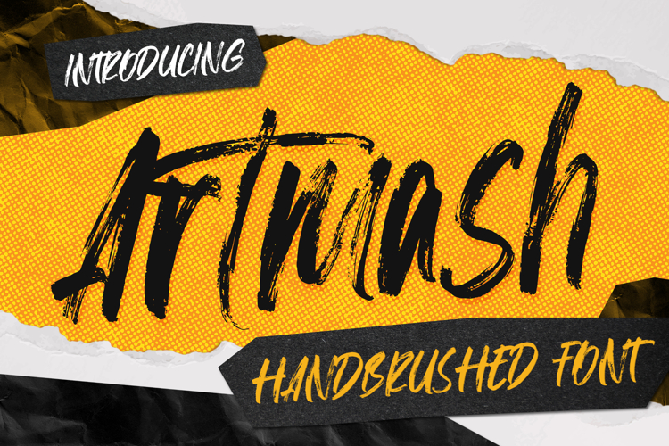 Artmash Handbrushed Font