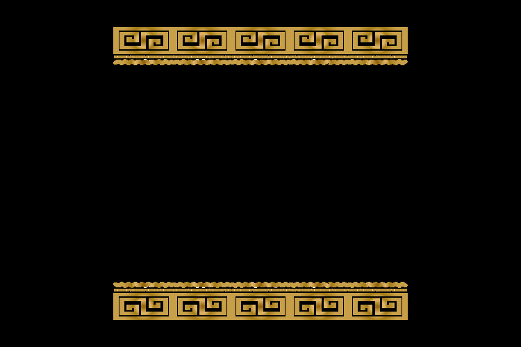 Asian vintage luxury gold frame border decoration element ve