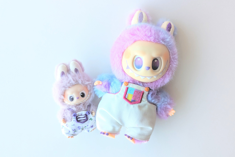 Overalls for Plush Monster Toy ITH Applique Embroidery File