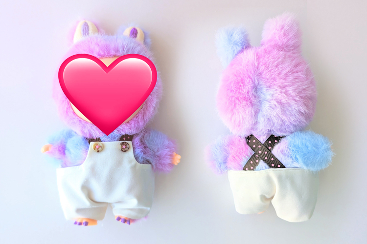 Overalls for Plush Monster Toy