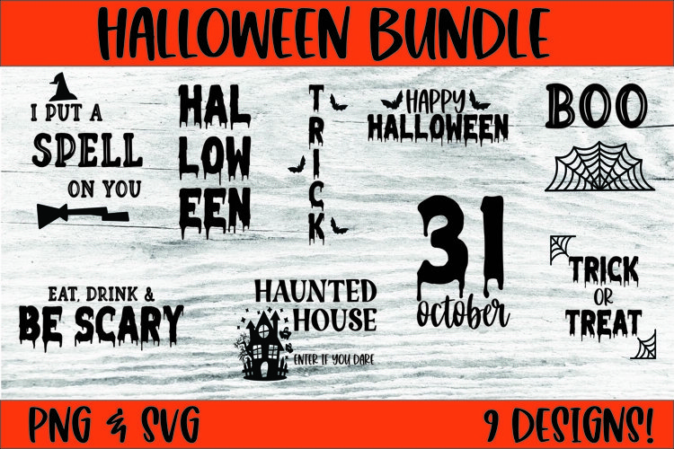 Halloween svg | halloween sign bundle | fall svg | halloween example image 1