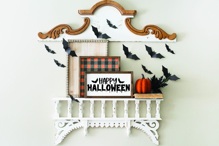 Halloween svg | halloween sign svg | fall svg | pumpkin svg example image 1