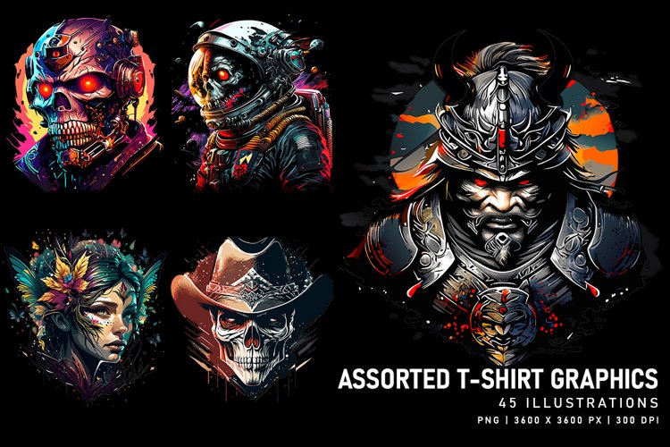 Assorted T-Shirt Graphics
