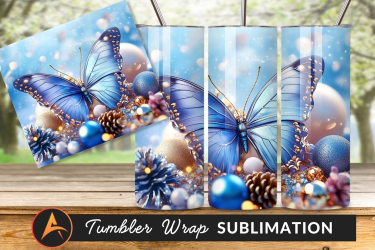 Blue Christmas Ornaments Clipart