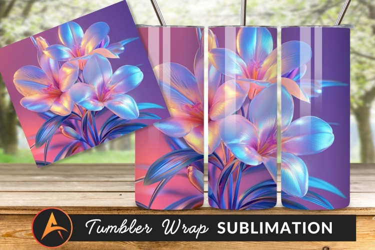 Blue Flowers Clipart Image 10