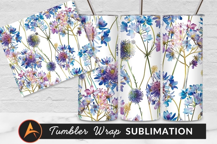 Blue Flowers Clipart Image 18