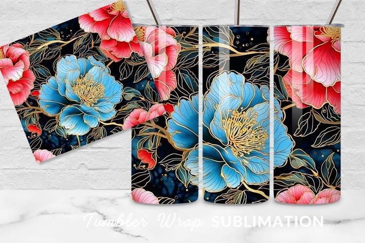 Blue Flowers Clipart Image 8