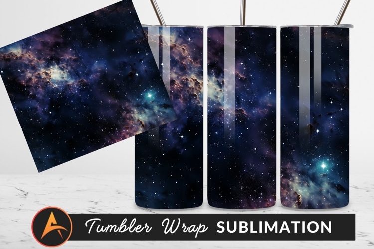 Deep Space Nebula Stars Tumbler Png