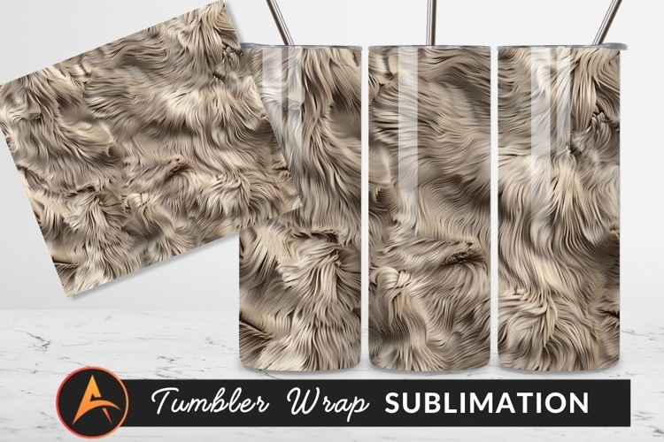 Beige Seamless Wavy Abstract Tumbler Png Texture