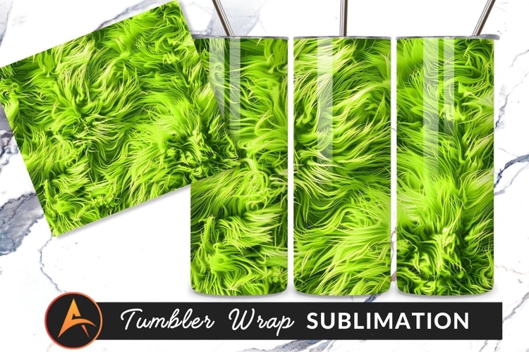 Abstract Green Fiber Texture Seamless Digital Art