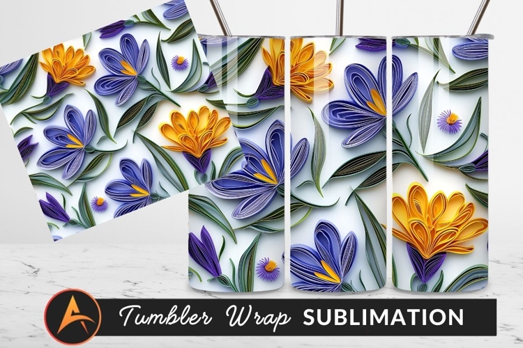 Purple Flowers Clipart Image 4