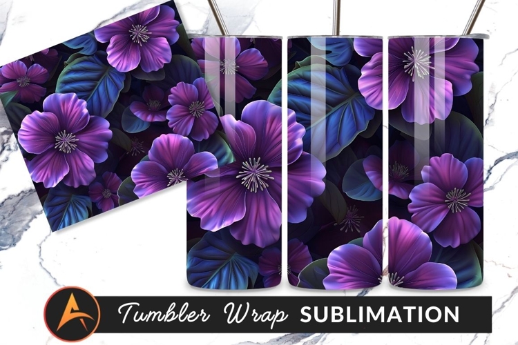 Purple Flowers Clipart
