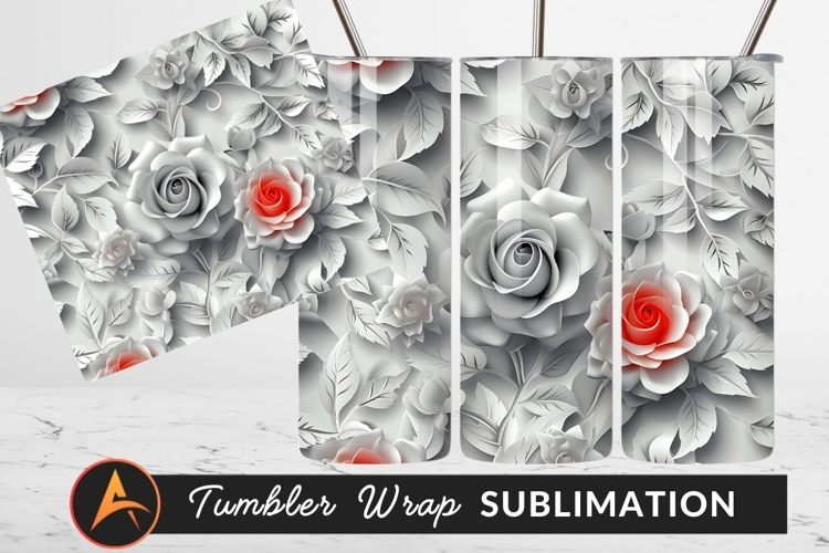 Red Flower Clipart Image 15
