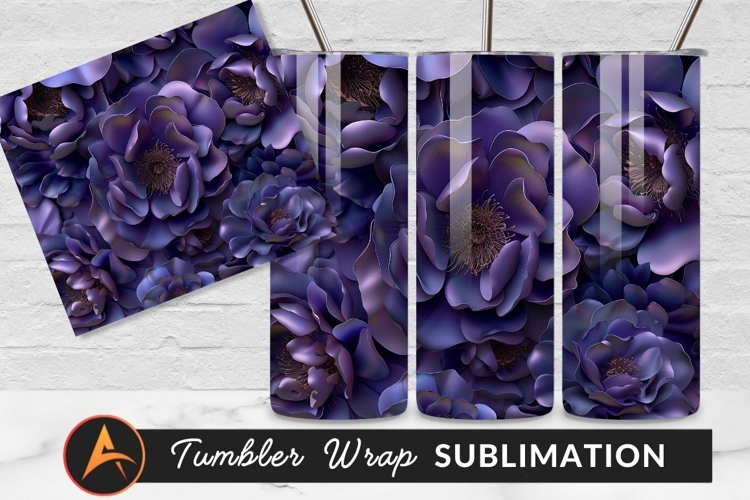 Purple Flowers Clipart Image 22