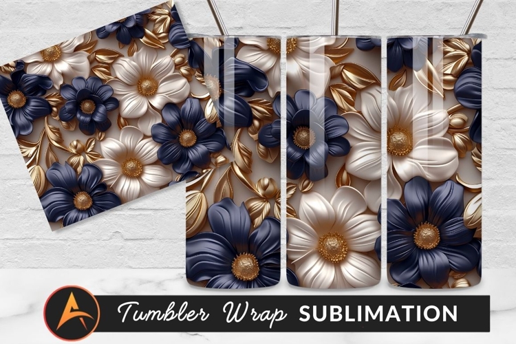 Blue Flowers Clipart Image 16