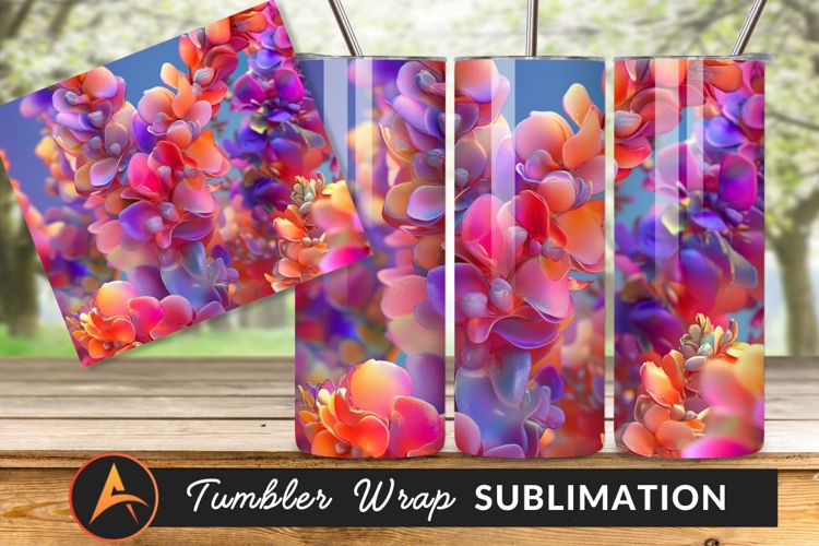 Blue Flowers Clipart Image 3