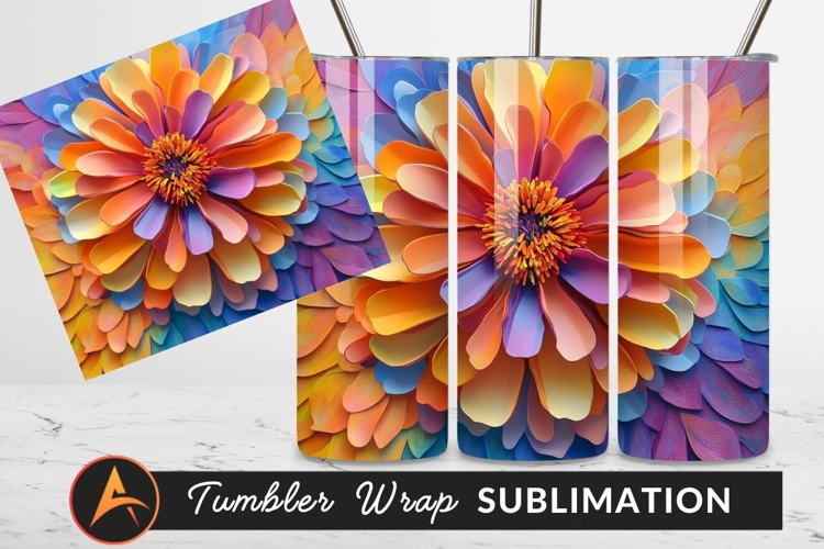 Vivid Flower Petal Abstract Art Design
