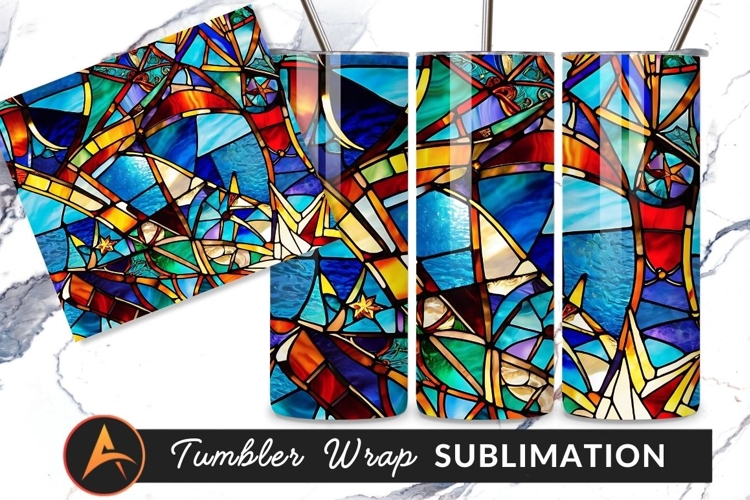 Stained Glass Texture Image 17