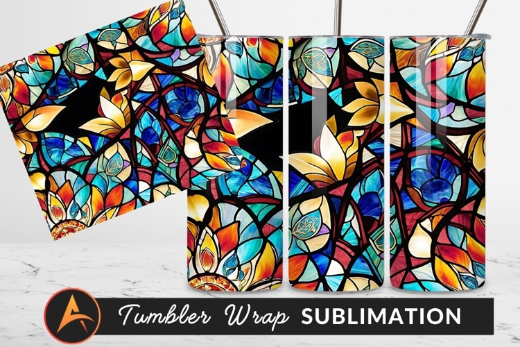 Stained Glass Texture Image 3